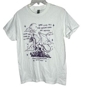 Fighting Dragons Speak Now Long Live Shirt. Size Small.